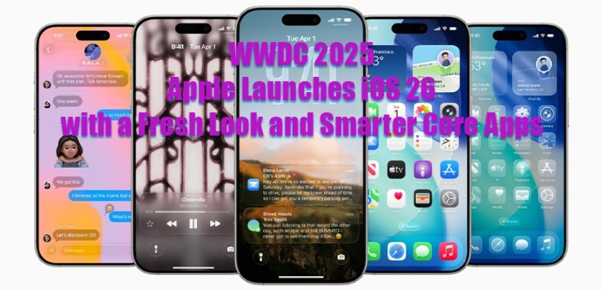 WWDC 2025: Apple Launches iOS 26 with a Fresh Look and Smarter Core Apps
