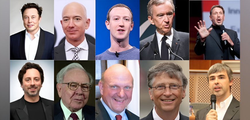 Top 10 Richest Men in the World in 2025